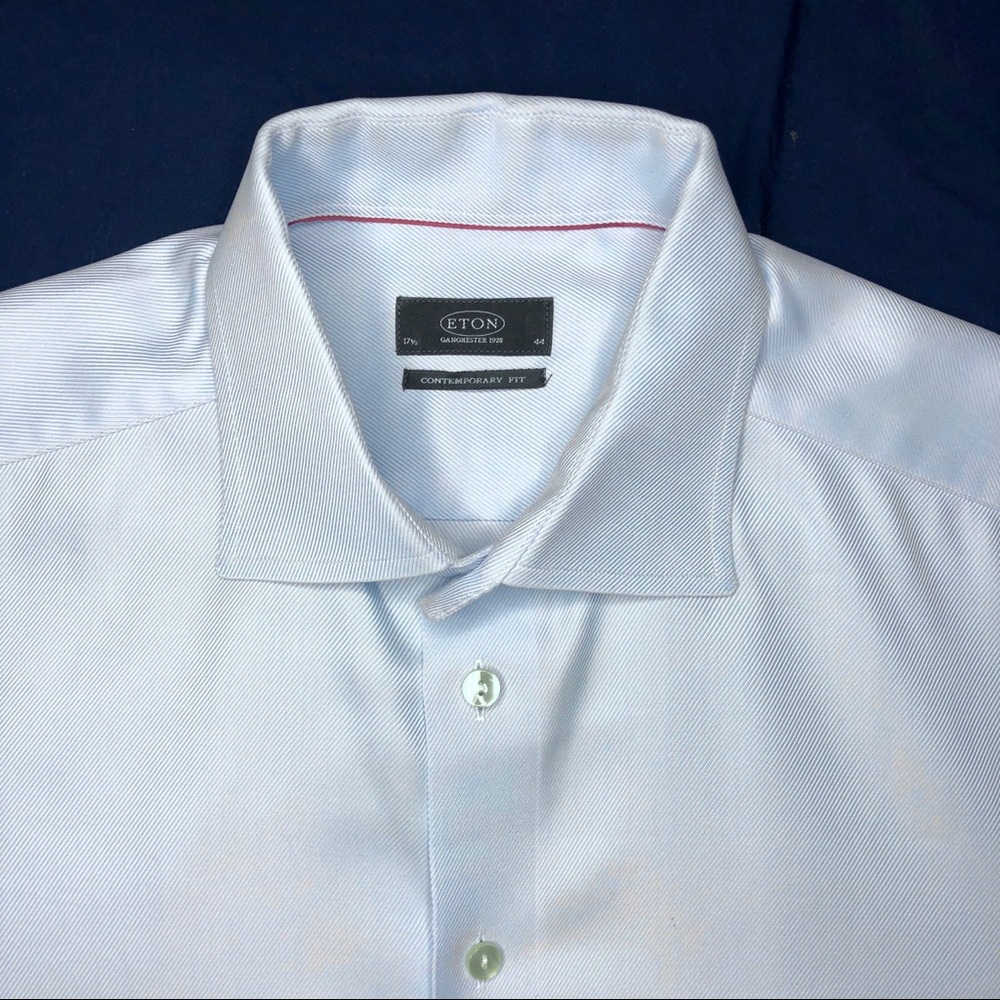 Eton Oxford Cloth Cotton Dress Shirt